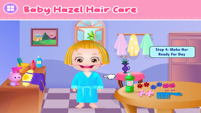 Baby Hazel Hair Care Game