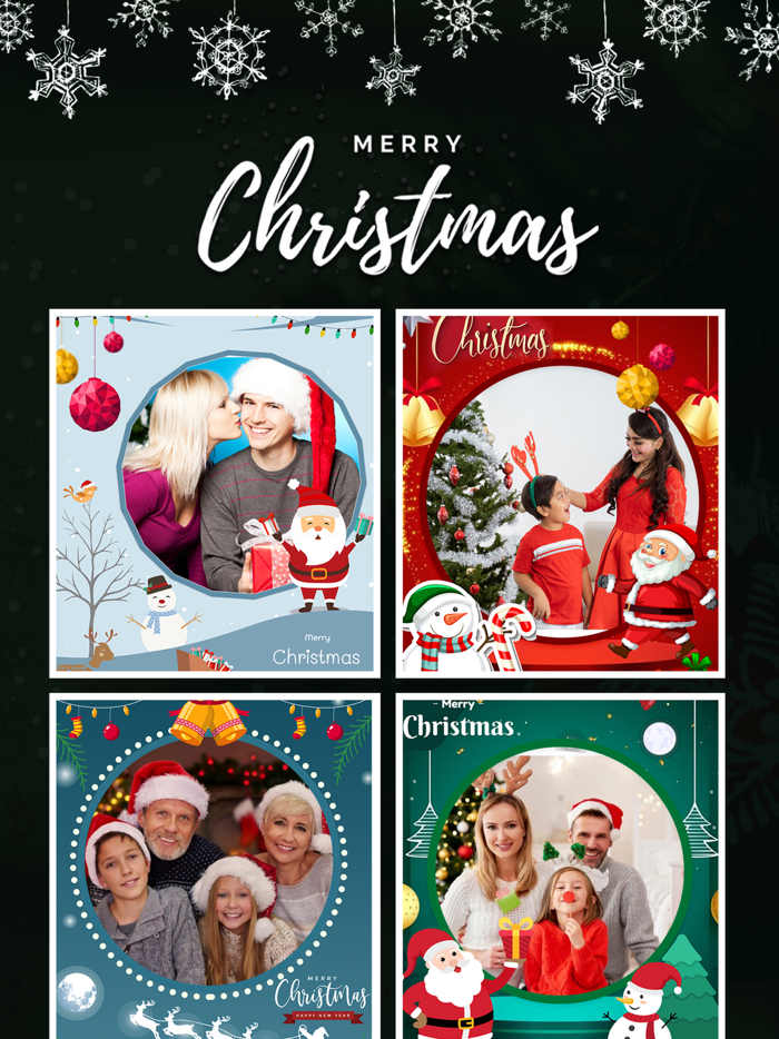 Christmas Photo frame Editor .