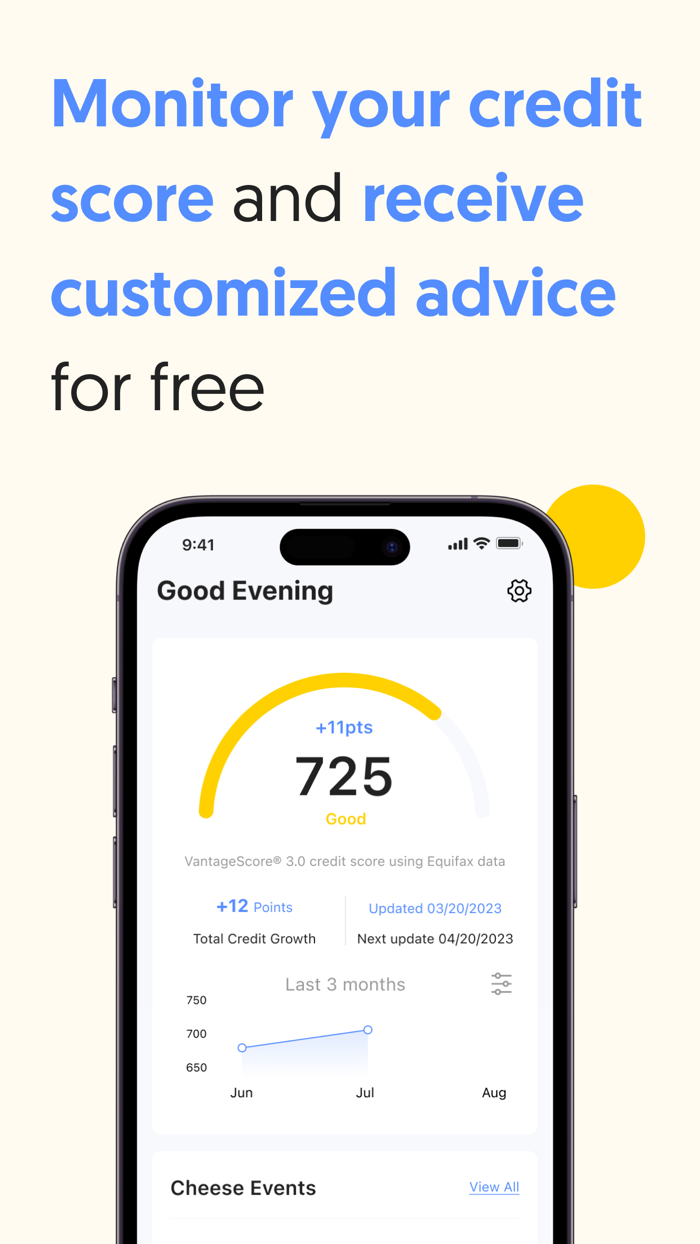 Cheese Credit Builder Account
