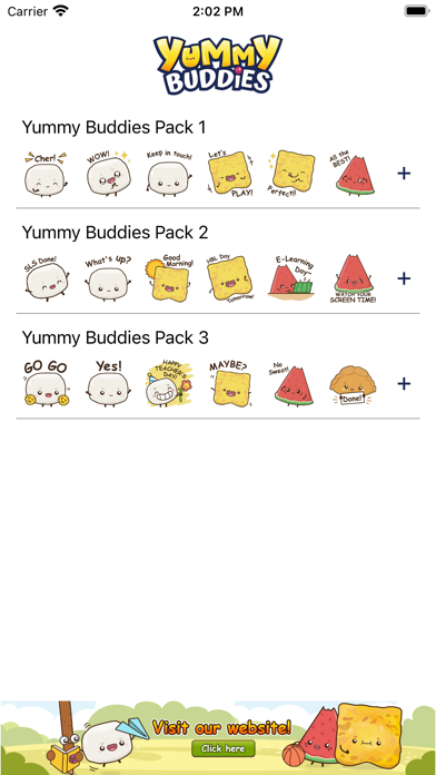 Yummy Buddies Animated Stickerのおすすめ画像1
