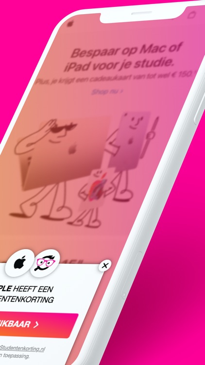 Studentenkorting NL extensie