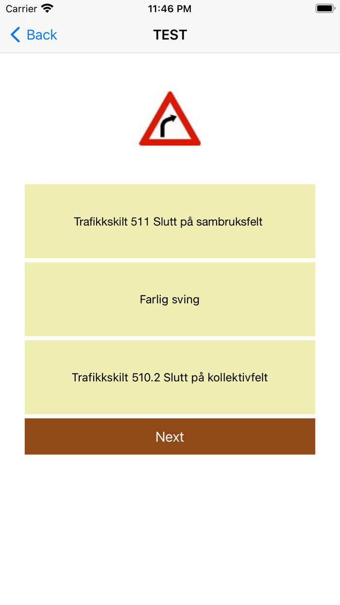 Teoritentamen for bil
