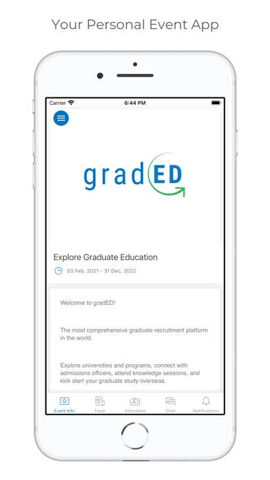 Graduate Education Screenshot
