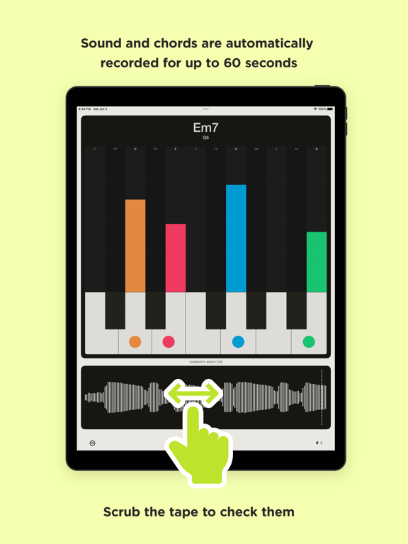 ChordMeter iPad screenshot 4 - Music app