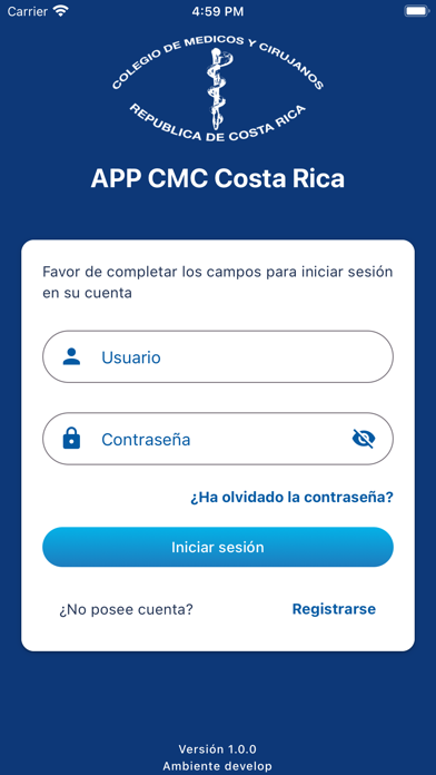 App CMC Costa Rica Screenshot