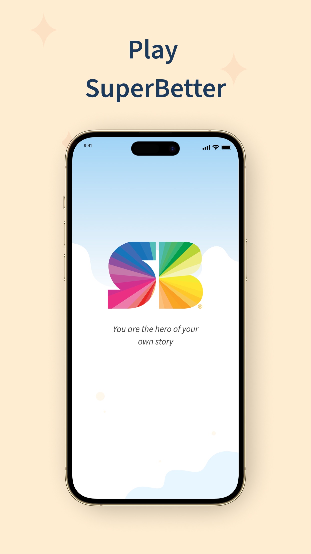 Screenshot do app SuperBetter: Mental Health