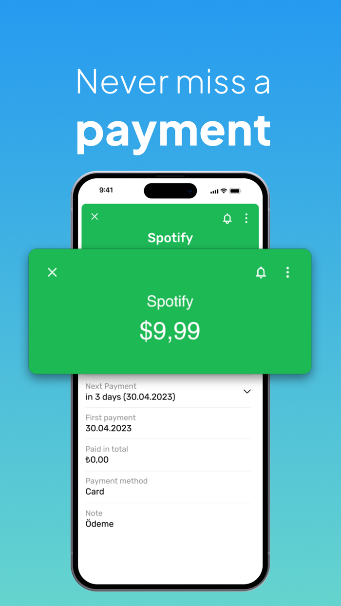 Subscription Manager Param