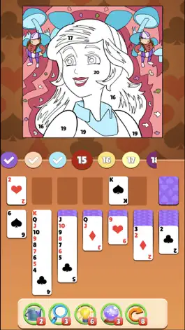 Game screenshot Solitaire Coloring Wonderland apk