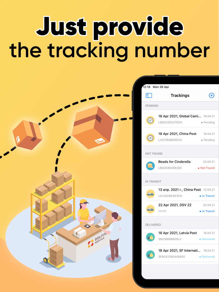 Package Tracker App – Parcel