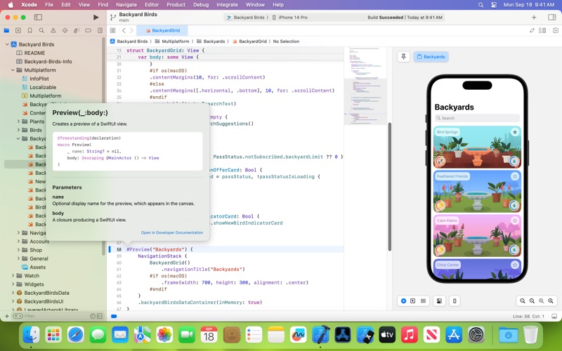 Screenshot #1 for Xcode