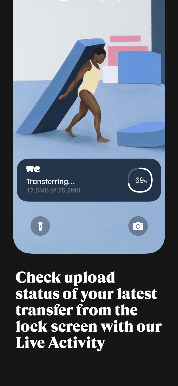 WeTransfer Transfer Files