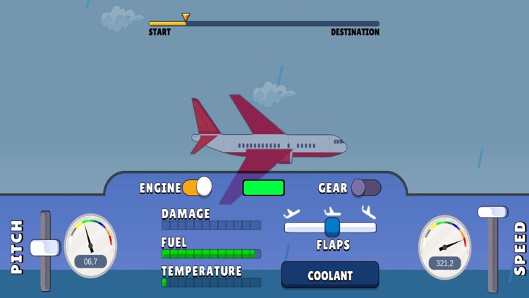 FlyWorld - 2D Flight Simulator screenshot-3