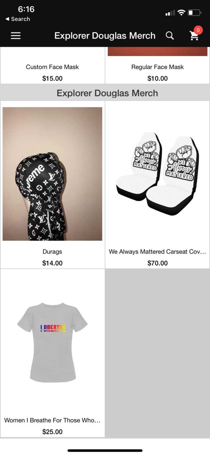 Explorer Douglas Merch