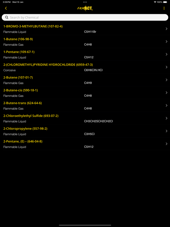 FAST-ACT iPad screenshot 2 - Reference app