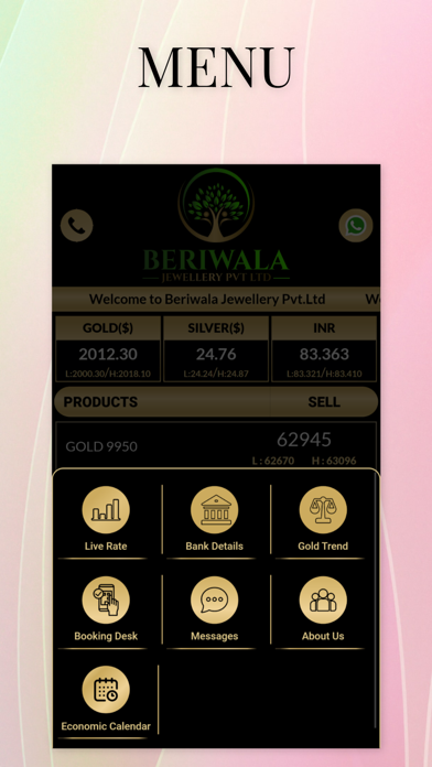 Beriwala Jewellery Screenshot