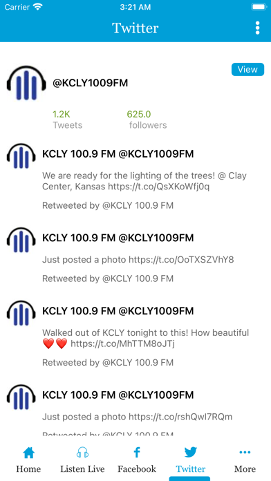 KCLY Radio Screenshot