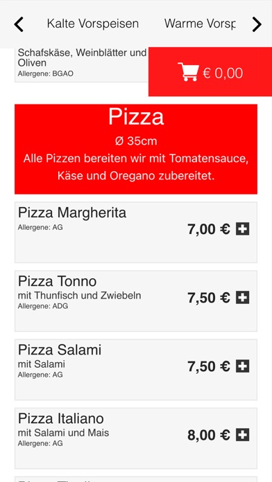 Bella Italia Gmünd Screenshot