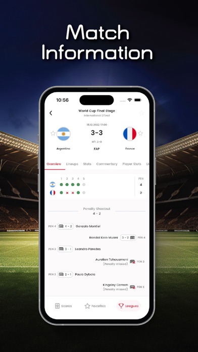 Xscores: Real-time Live Scores Screenshot