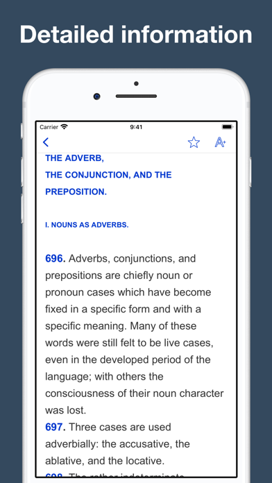 Screenshot #3 pour A Latin Grammar