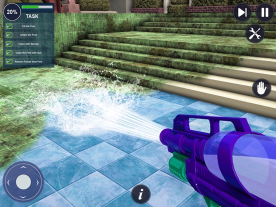 Swimming Pool Cleaning Games iPad screenshot 6 - Games app