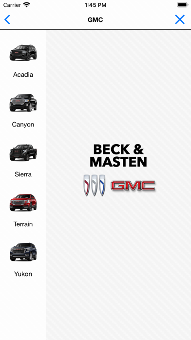 Beck and Mastens Buick GMC Screenshot
