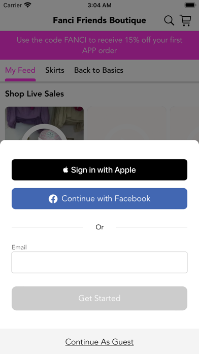 Fanci Friends Boutique Screenshot