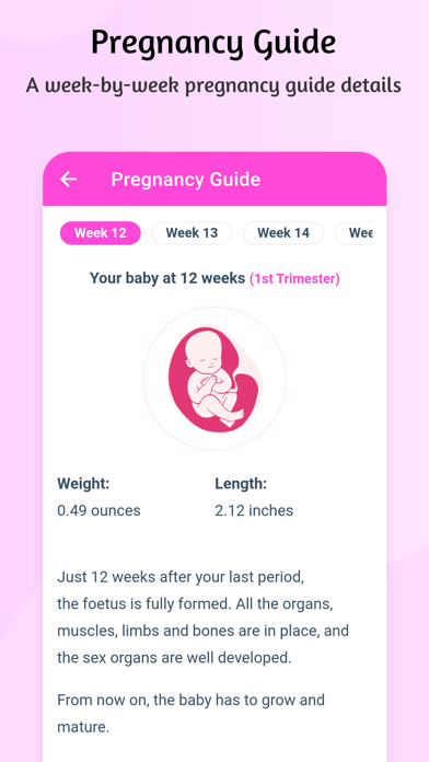 Pregnancy App and Baby Tracker Screenshot