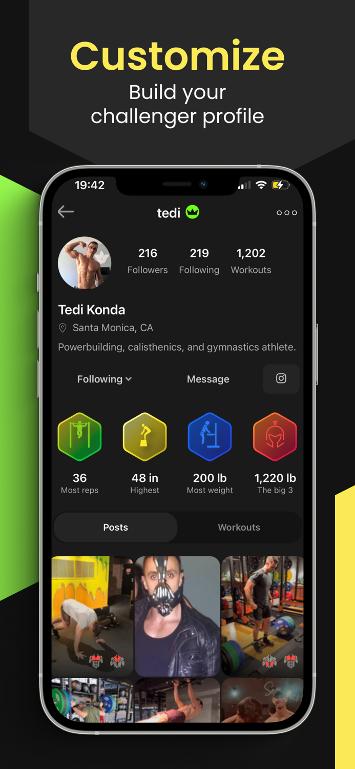 Top Challenger Workout and Train