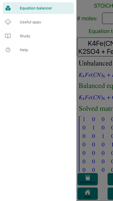 Chemical-Equation-Balance Screenshot