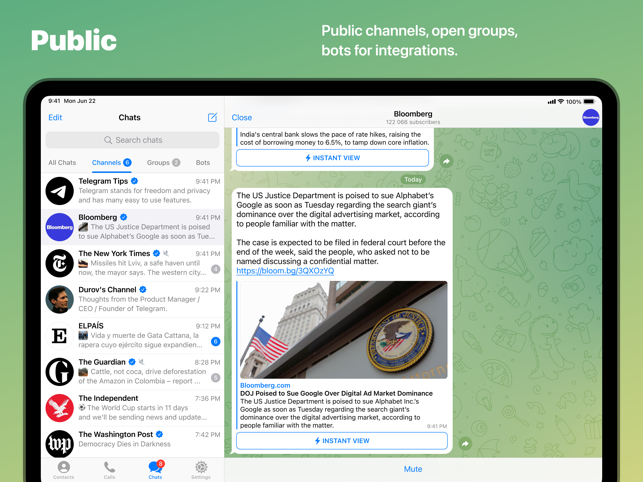 Captură de ecran Telegram Messenger