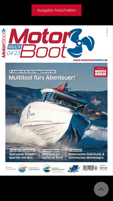 MotorBoot Magazin Screenshot