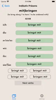 learn german: verbs & numbers iphone screenshot 3