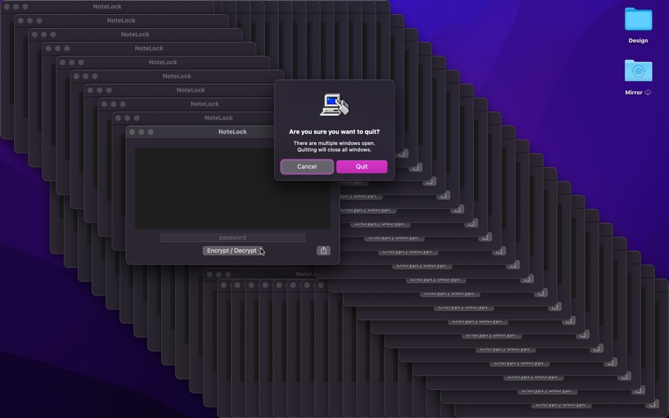 #4. NoteLock (macOS) Podle: DOSAYGO