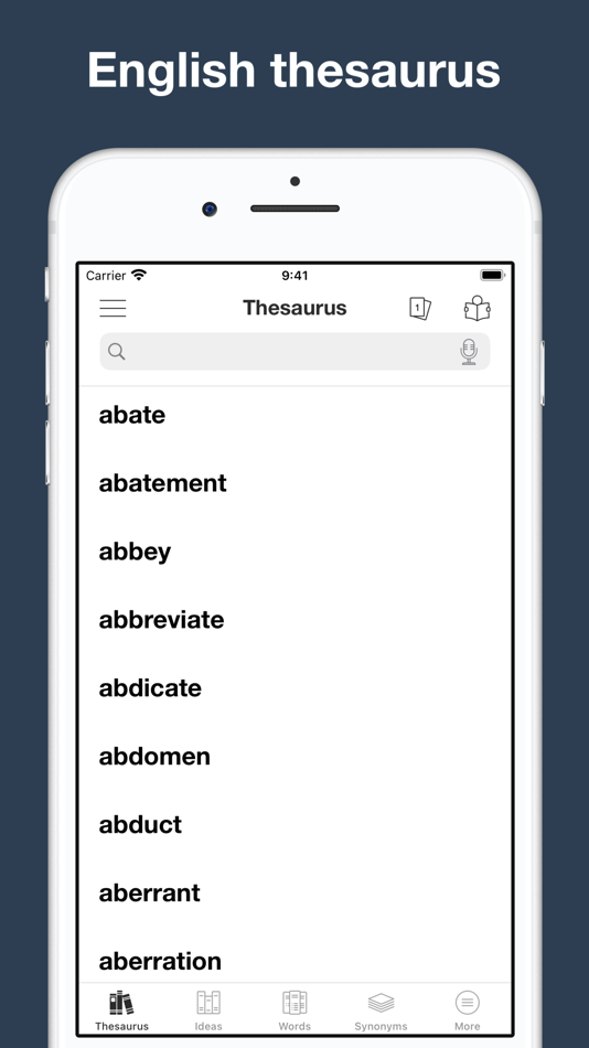 #1. Explanatory Thesaurus (iOS) 由: Thanh Nguyen