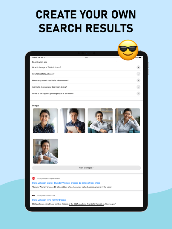 Fake Gooble Search Prank iPad screenshot 3 - Entertainment app