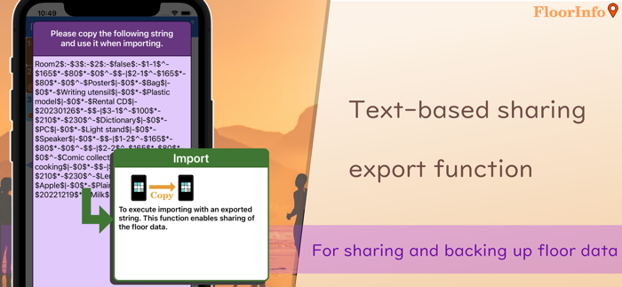 FloorInfo - Organize things