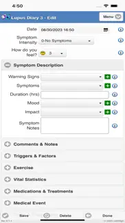lupus diary 3 iphone screenshot 4