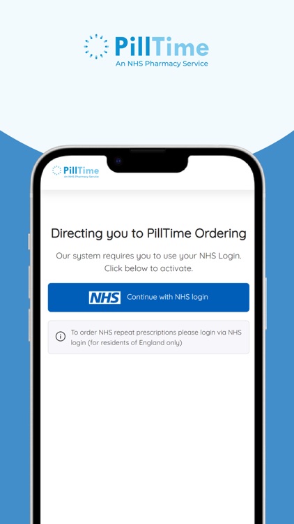 PillTime Prescription Ordering