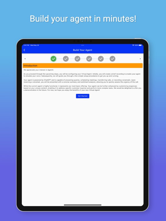 Agent4: AI Voicemail Manager iPad screenshot 4 - Utilities app