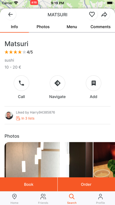 GetResto, all the restaurants Screenshot