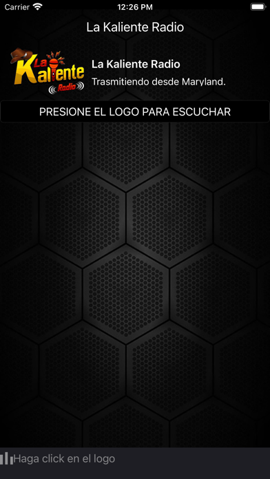 La Kaliente Radio Screenshot