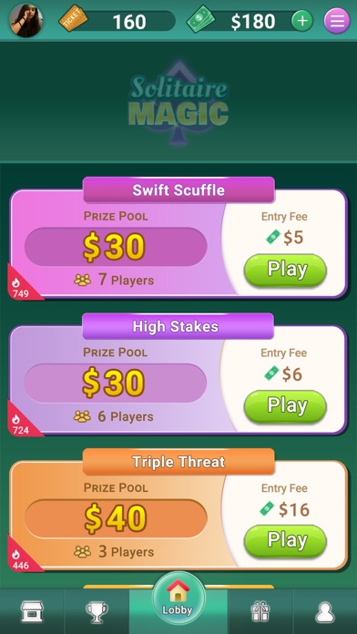 Solitaire Magic: Win Real Cash Screenshot