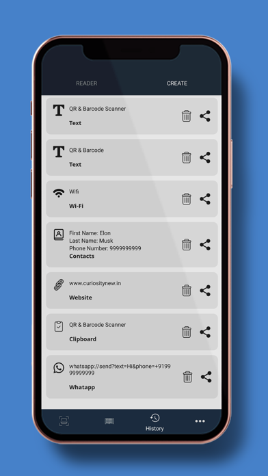 QR + Barcode Scanner Screenshot