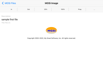 MGSi Screenshot