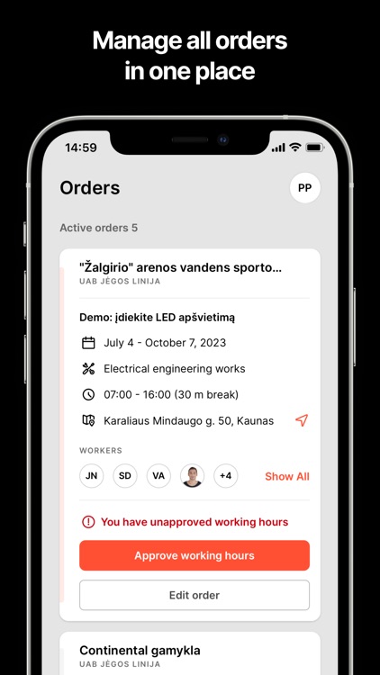 Valandinis Klientams