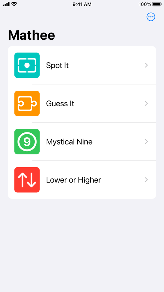 #7. Mathee - Math Tricks & Games (iOS) 由: Daniel Springer