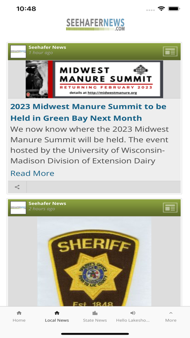 Seehafer News Screenshot