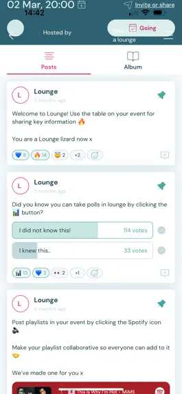 Game screenshot Lounge - Groups & Events apk