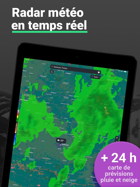 Screenshot #4 pour Clime: Radar Météo Live