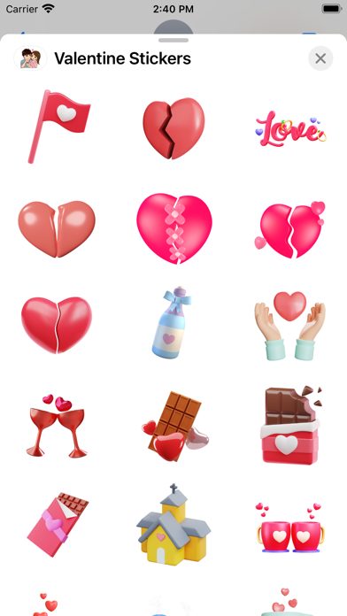 Valentine Stickers - WASticker Screenshot